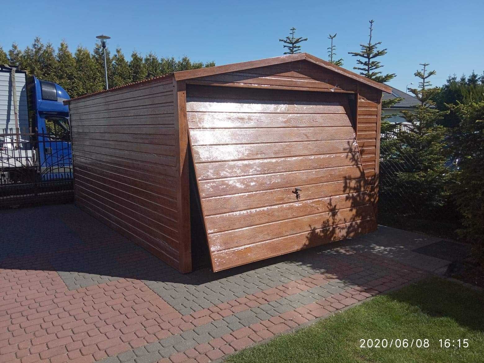 GARAŻ STANDARD 3X5  Drewnopodobny Dowóz i Montaż w CENIE
