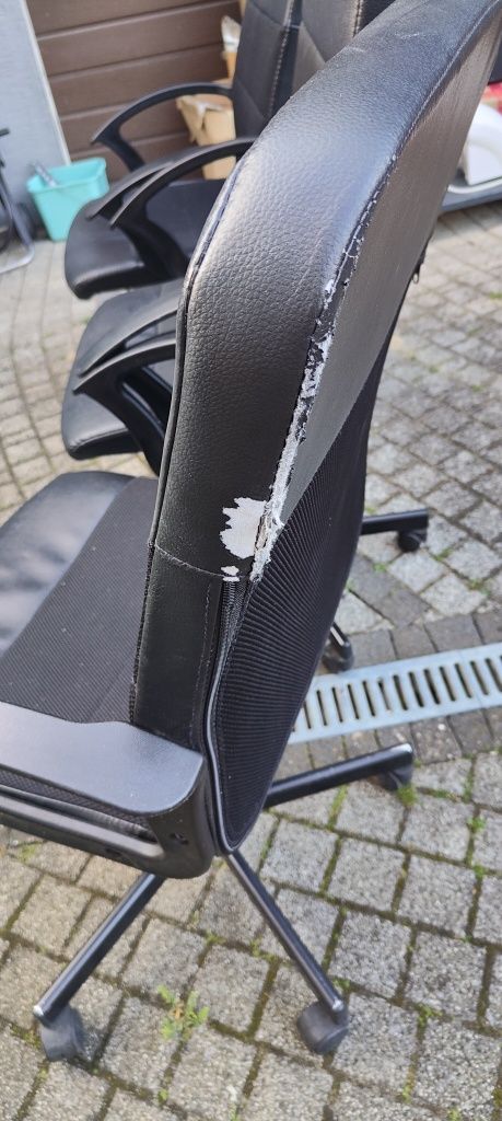 Fotel obrotowy Renberget Ikea 3 szt