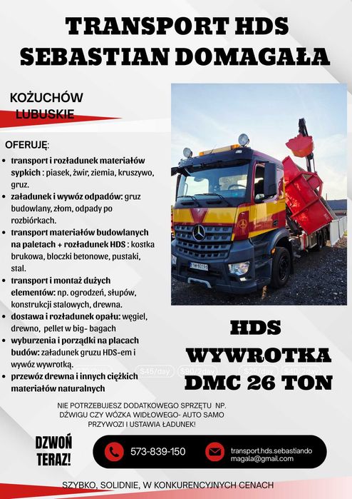 HDS Wywrotka Usługi Transportowe