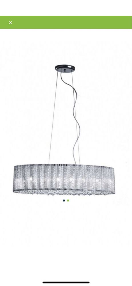 Lampa Anabella chrom 2 sztuki