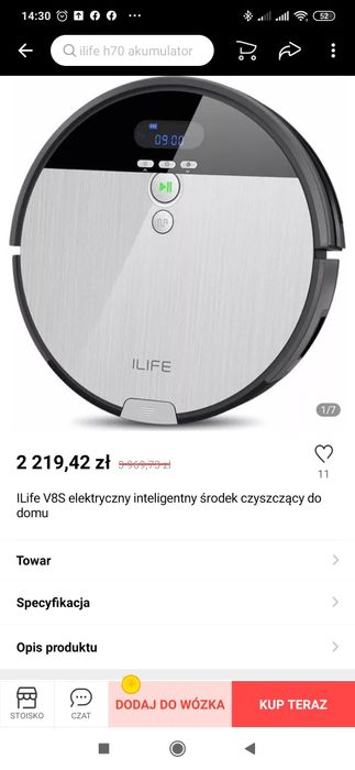 Odkurzacz z funkcją mycia Xiaomi iLive x8s