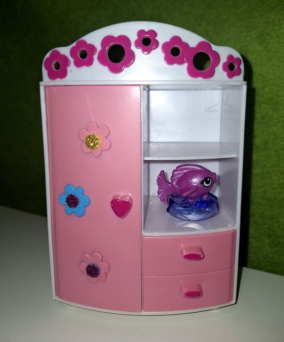 Mebelki meble dla lalki Barbie sypialnia dzieci łóżeczko łóżko Chelsea