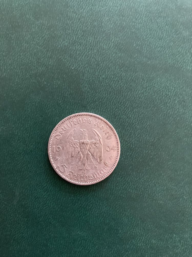 Moneta monety srebro 5 Marek Niemcy lll rzesza