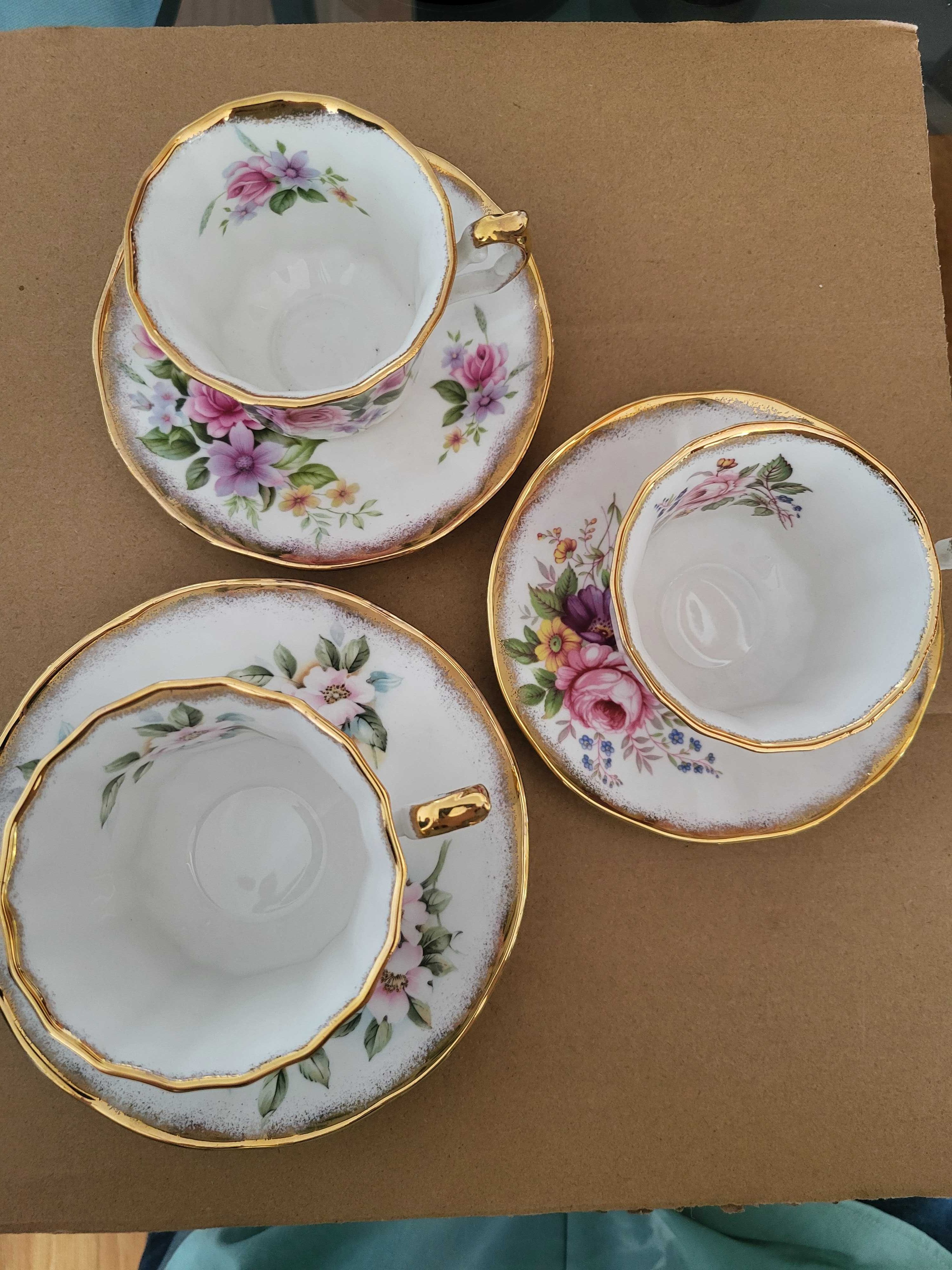 Conjunto Chávenas Flores - Elizabethan