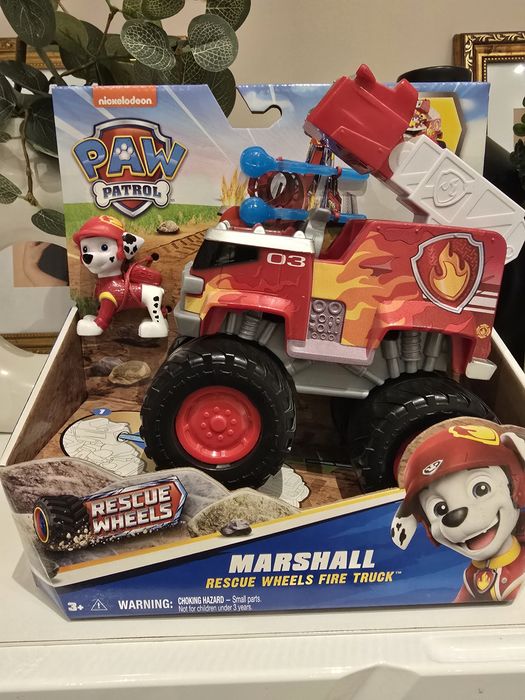 Psi Patrol Rescue Wheels wóz strażacki + Figurka Marshalla