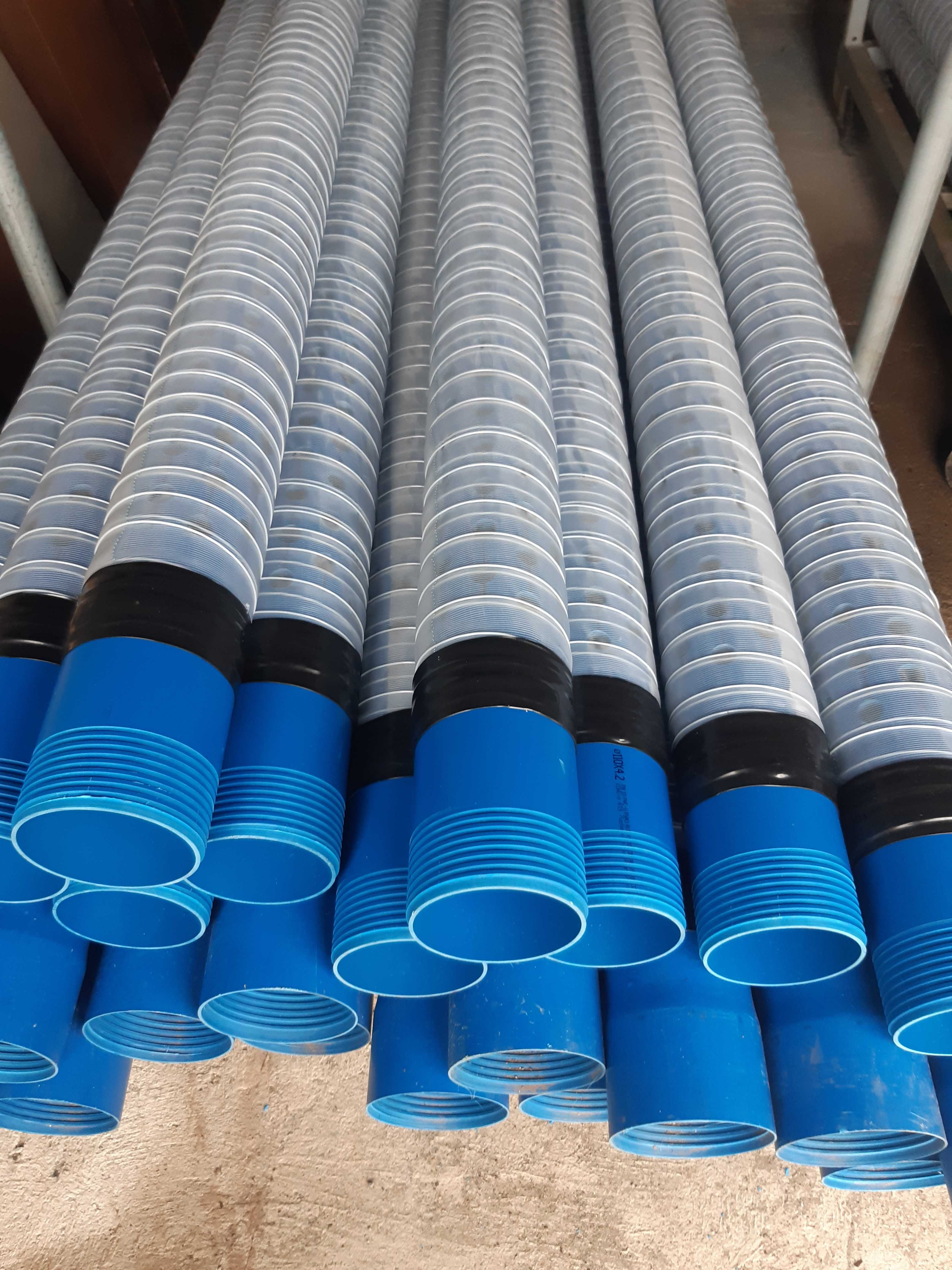 Filtry studzienne PVC szczelinowe osiatkowane  160mm  Producent