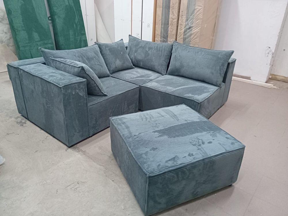 Narożnik sofa kanapa modułowa tkaniny do wyboru + darmowa dostawa