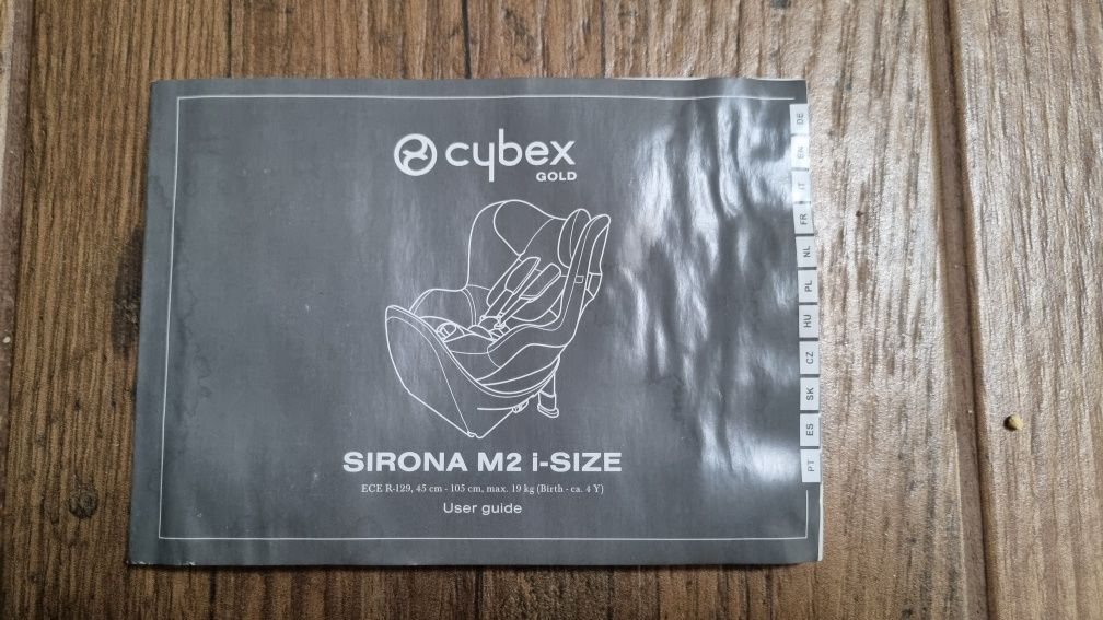 CYBEX SIRONA M2 i-SIZE baza, fotelik, nosidełko - komplet