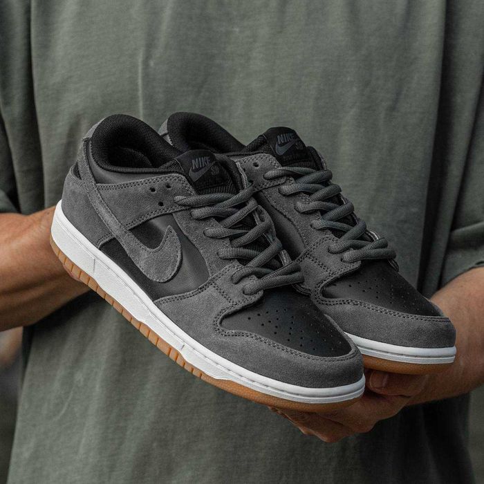 Унисекс замшевые кроссовки Nike SB Dunk Low Fog замшеві найк данк фог