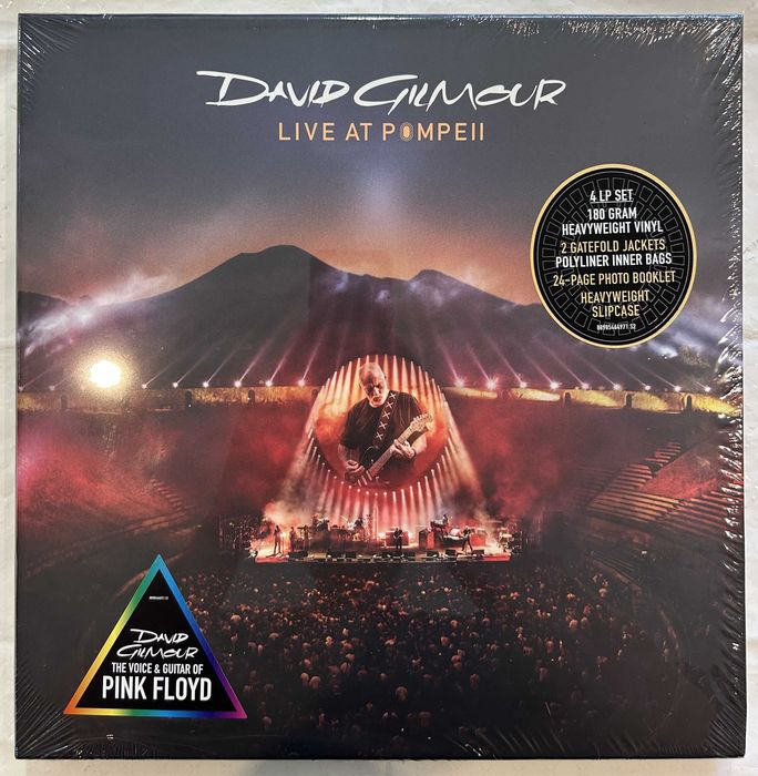 David Gilmour Live At Pompeii 4LP Box 180gr nowa w folii