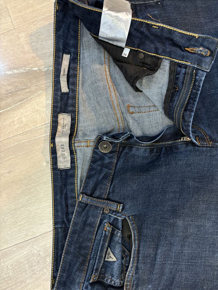 Spodnie jeans Guess rozmiar 34 skinny super stan