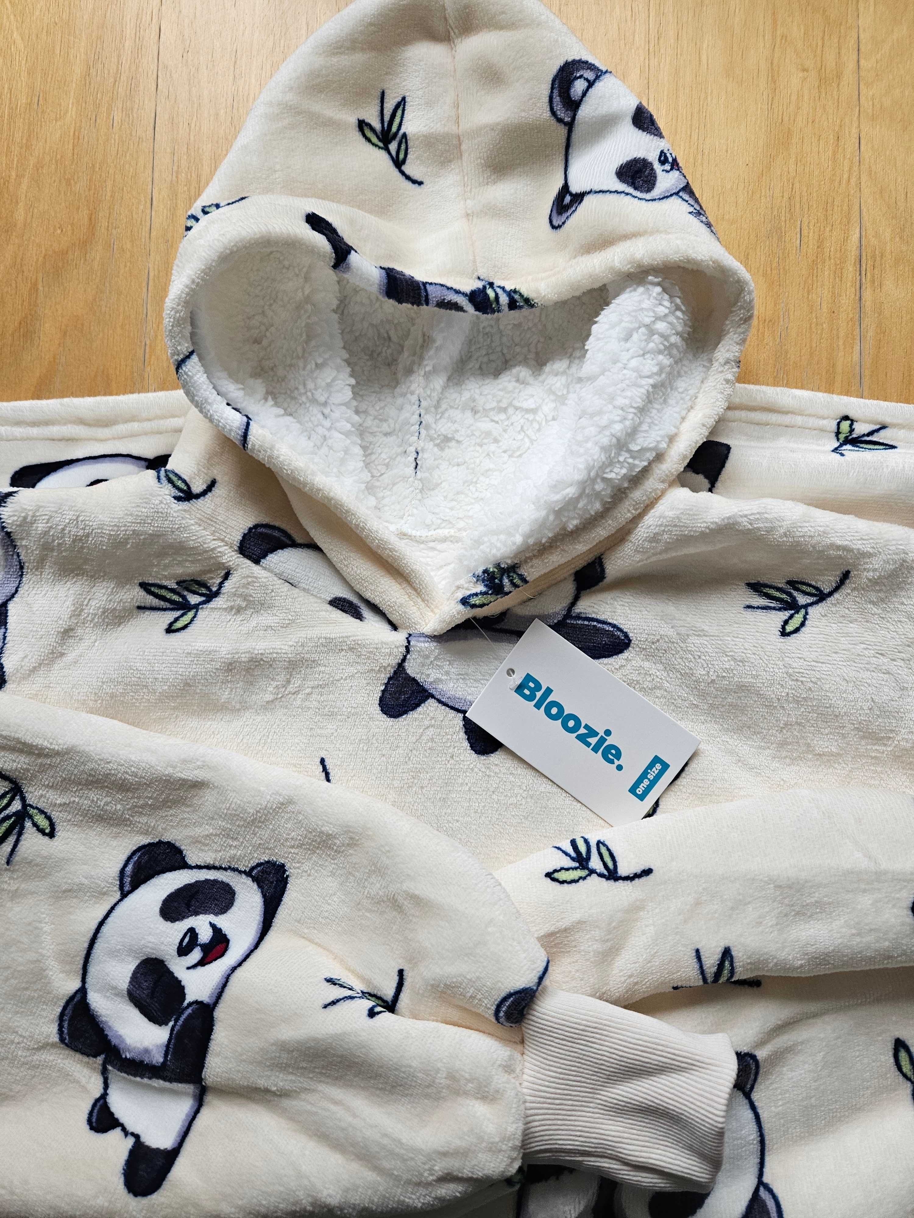 Bluza Szlafrok Koc Bloozie Oversize Pandy Nowa - OKAZJA!