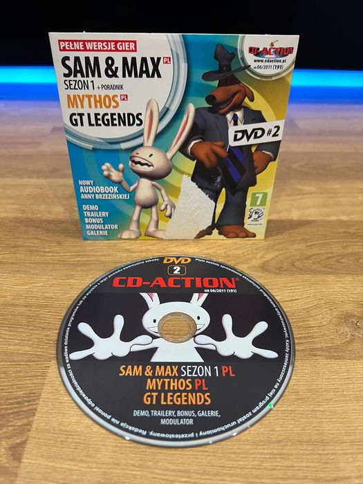 CD-Action wydanie nr 191 6/2011 Sam & Max / Mythos / GT Legends