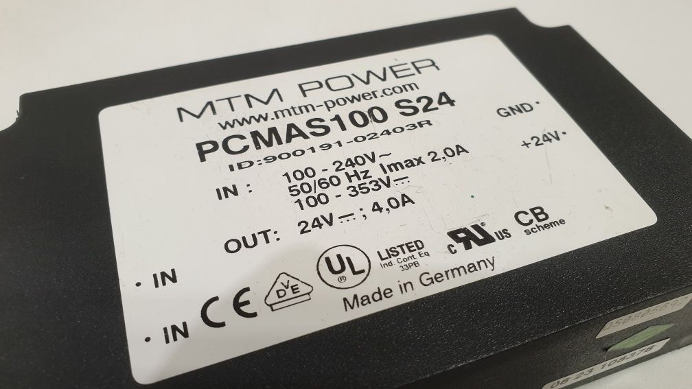 Источник питания 24V. pcmas100 s24 MTM power
