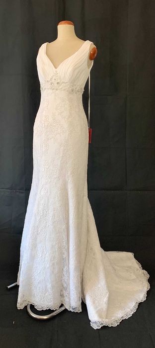 Nowa Suknia Ślubna Koronkowa Syrena Elegancja Zdobienia M 38 glamour