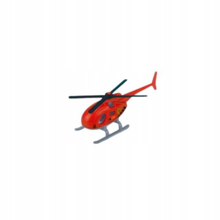 Zestaw pojazdów strażackich resoraki i helikoptery autka 6136