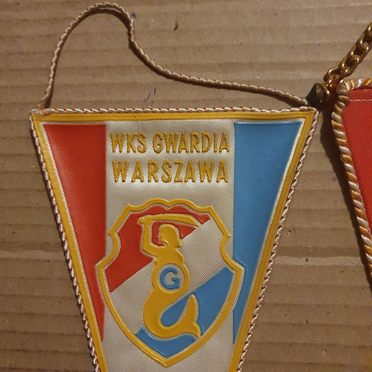 Zestaw proporczyków Gwardia Warszawa