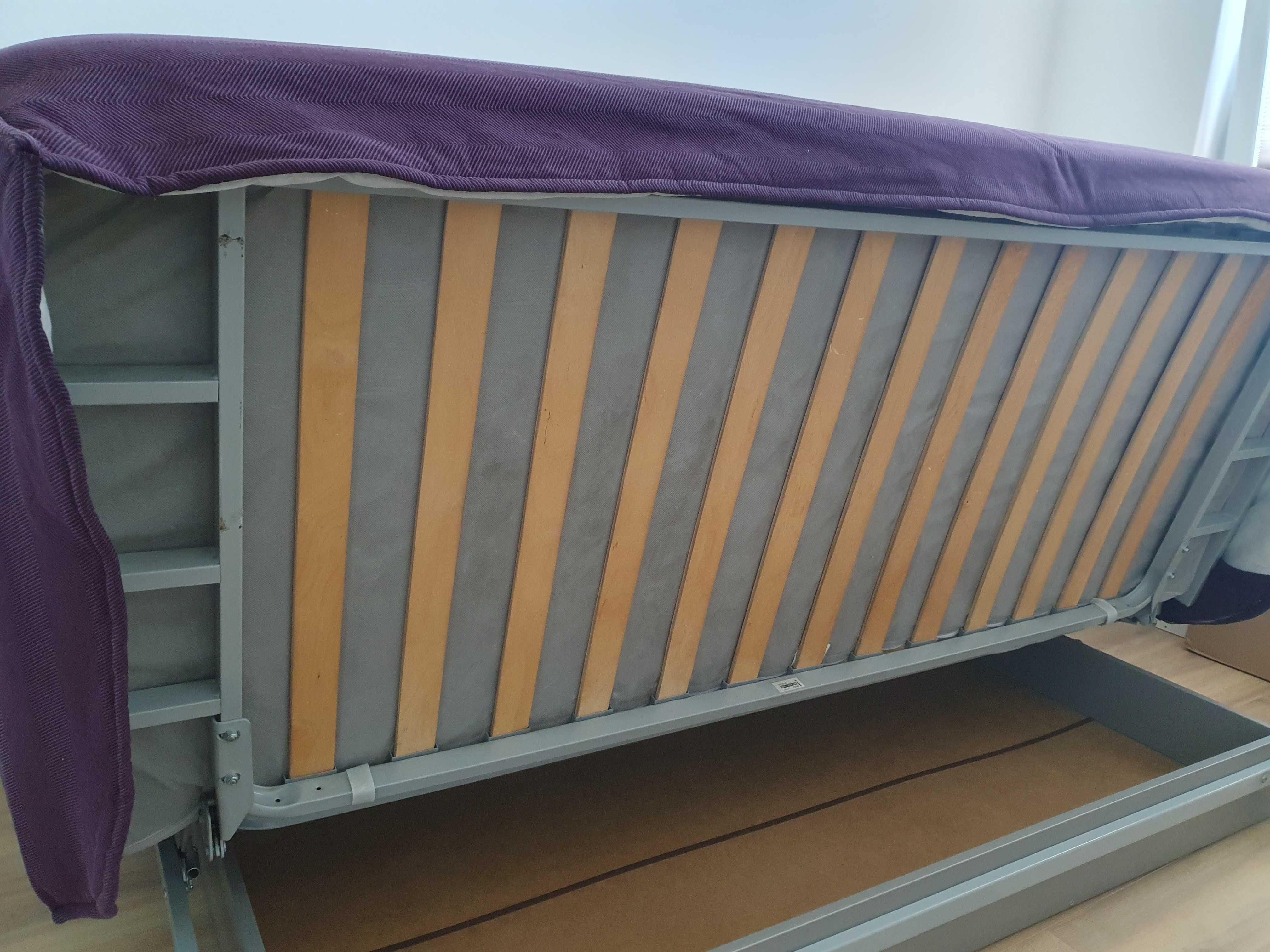 kanapa wersalka rozkładana sofa Ikea Beddinge 140x200 pojemnik