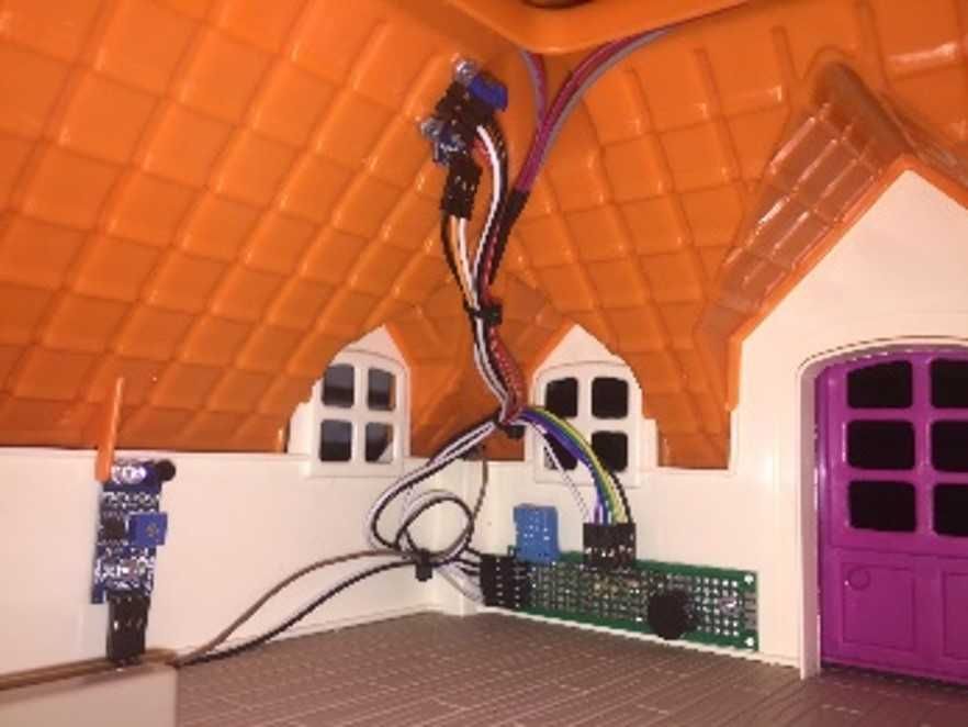 Projekt makieta inteligentnego budynku automatycznego domu