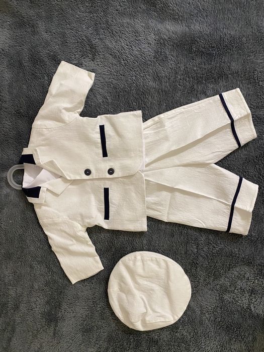 komplecik chrzcielny dla chłopca