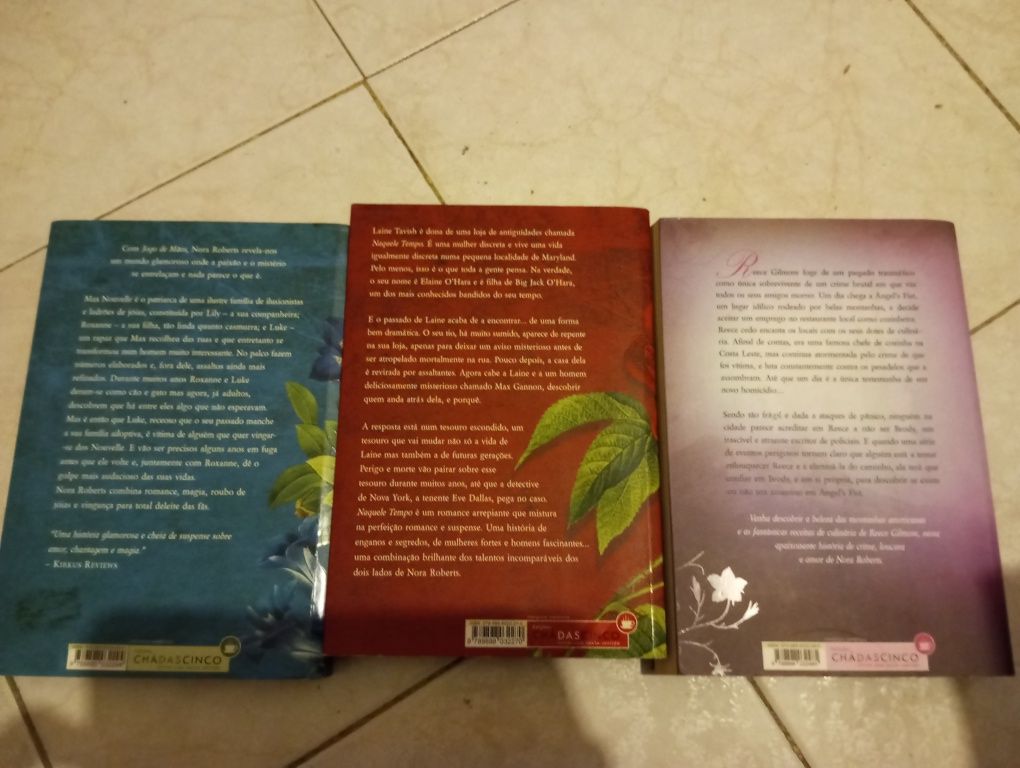Nora Roberts, Jogo de mãos , Onde caem os anjos, Naquele tempo