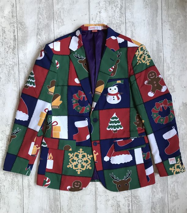 Swiąteczny Garnitur Męski OppoSuits 50 Unikat Rare Idealny !