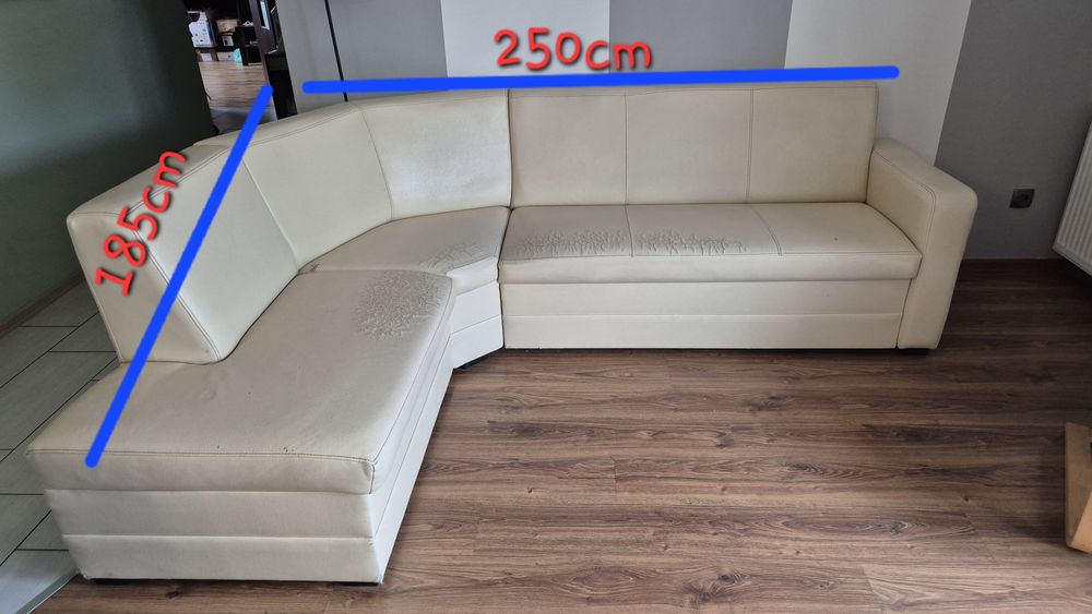 Oddam narożnik z eko skóry.