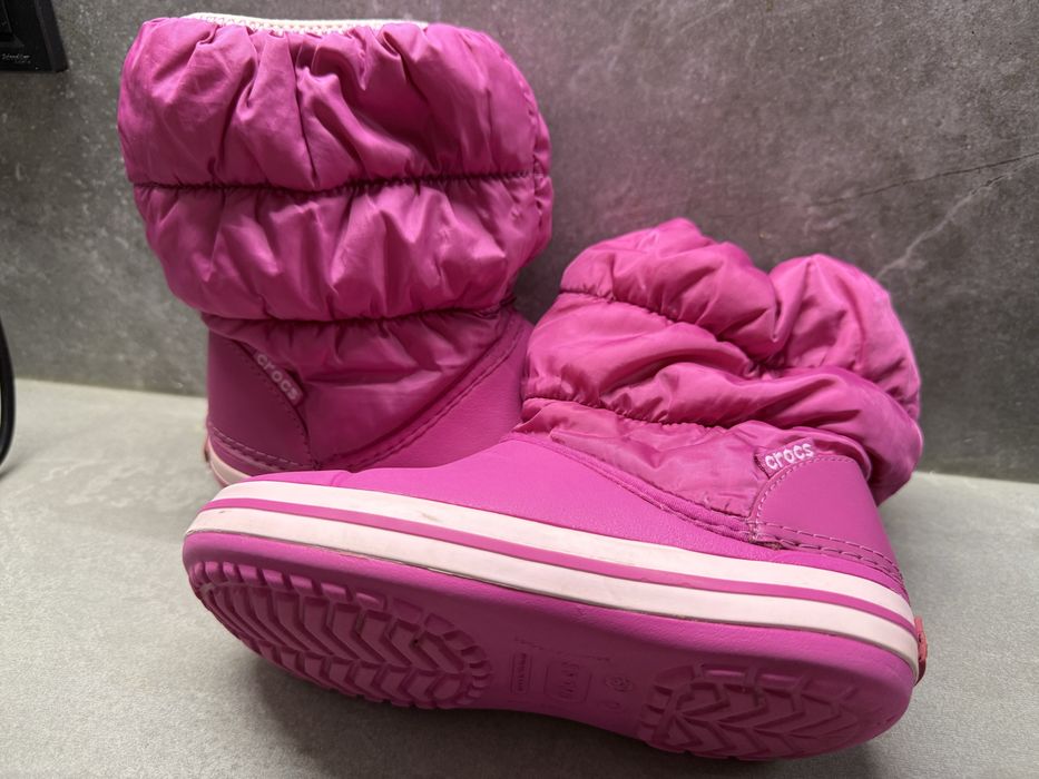Зимові гумові чоботи (резинові сапоги) Crocs Winter Puff Boot