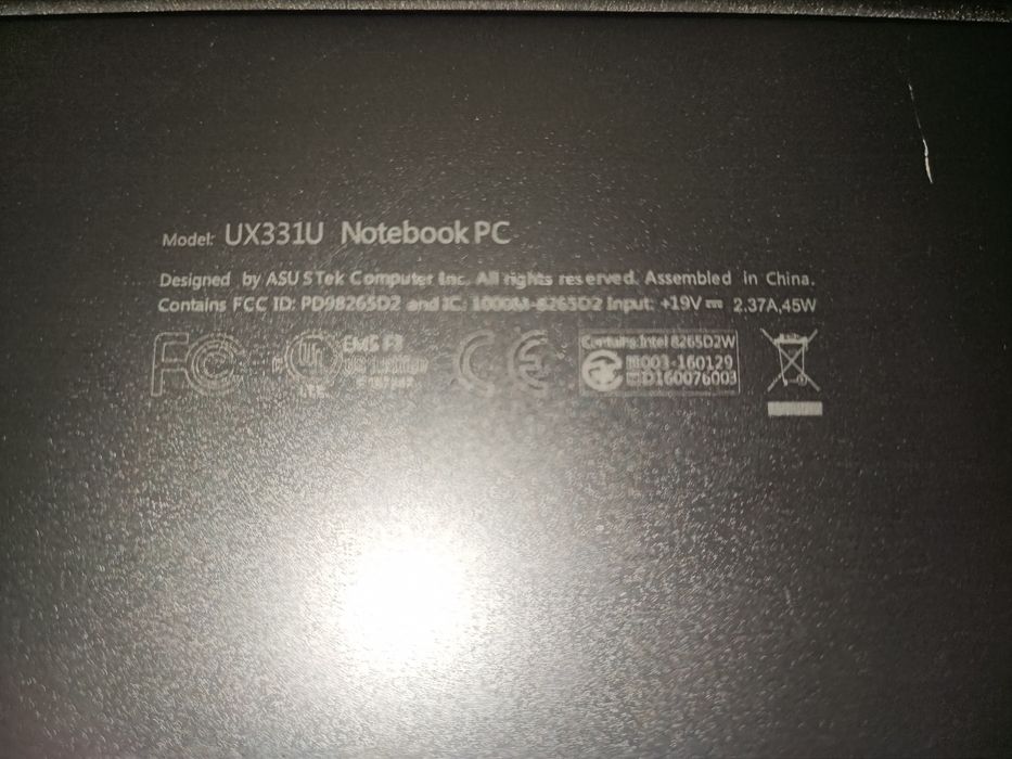 Asus UX331U на запчастини