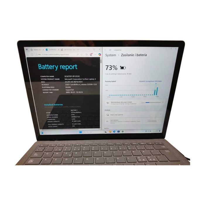 LAPTOP | Microsoft Surface Laptop 4 | i5-1145G7 | DOTYK | 8GB 512SSD