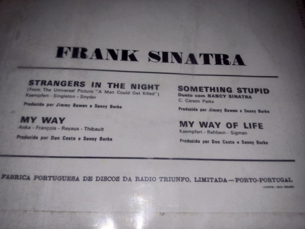 Raro Antigo Vinil Single Frank Sinatra –O Melhor De Sinatra
