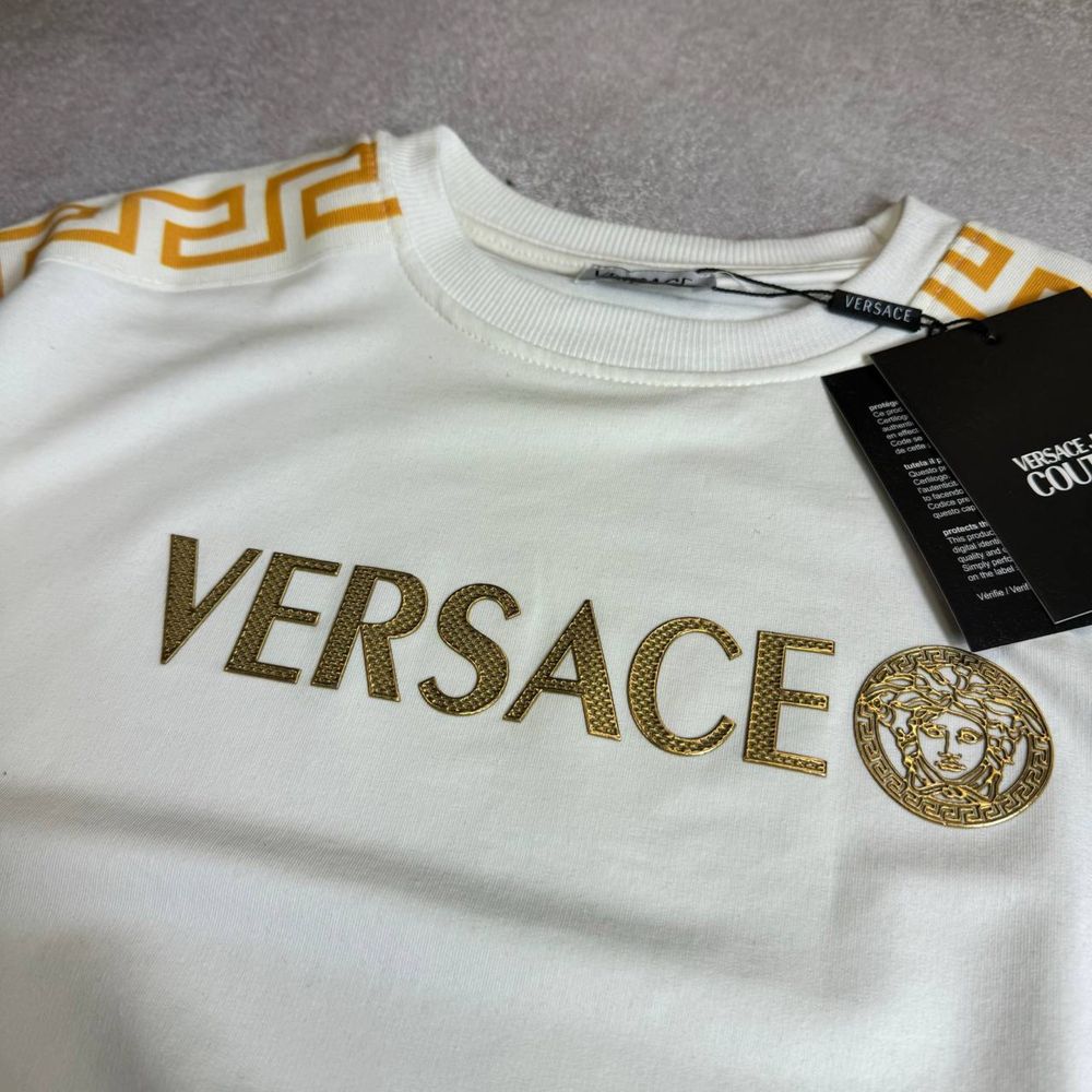 НОВИНКА ВЕСНИ 2024 Женский спортивный костюм VERSACE черно-белый s m l