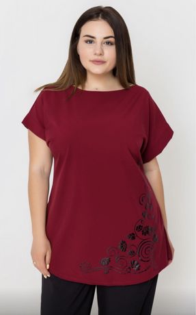 Женская футболка большого размера Мелиса