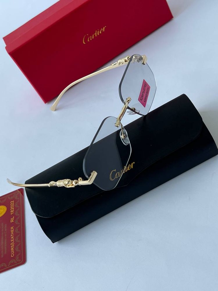 Очки Cartier унисекс линза хамелеон меняет цвет