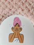 Turban do włosów z mikrofibry