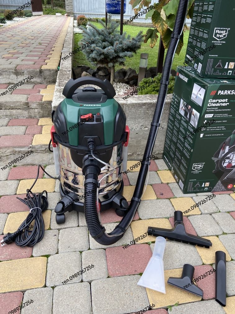 Миючий пилосос пилесос моющий порохотяг, строительный PARKSIDE НІМЕЧЧИ