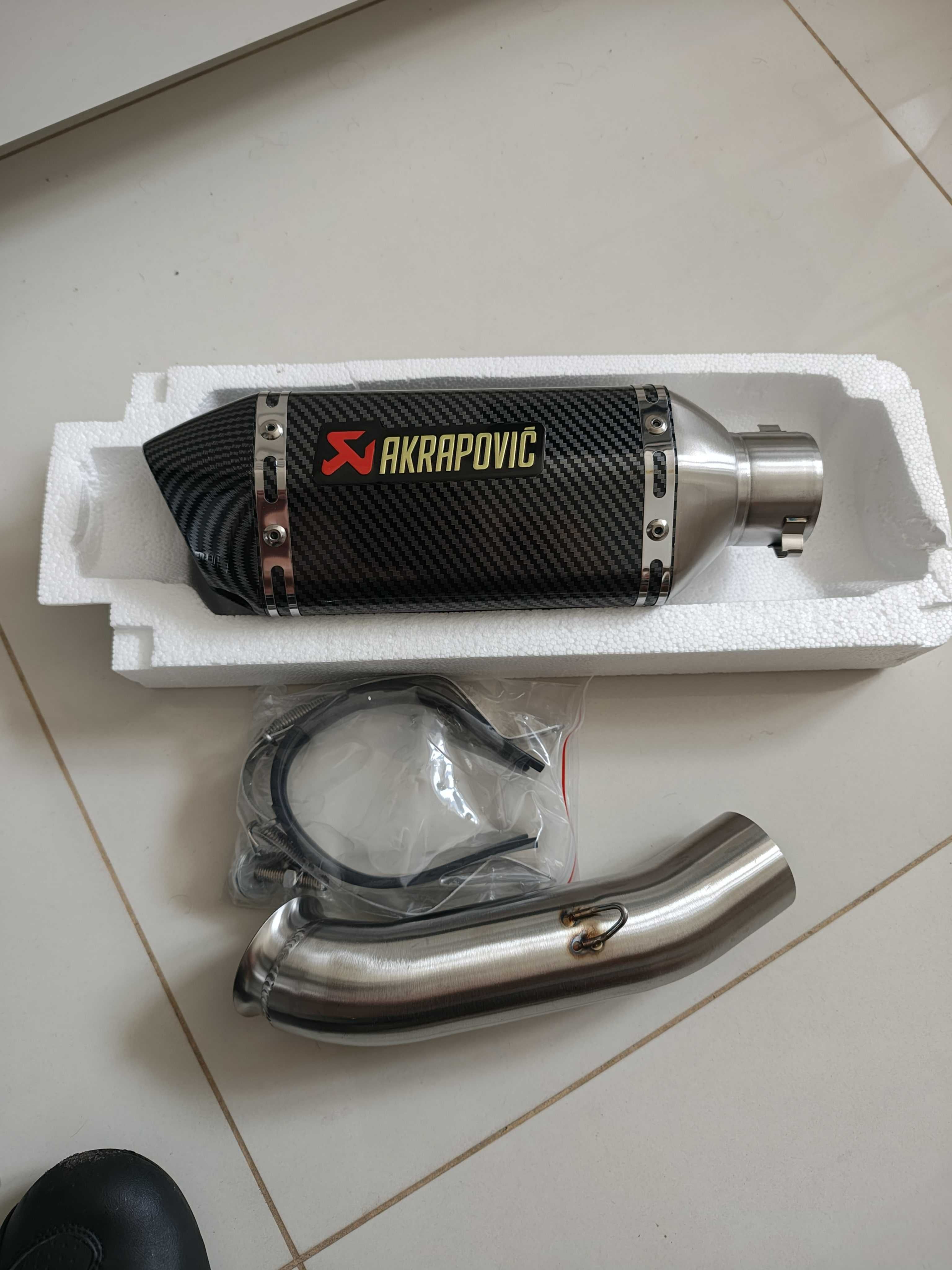 Wydech KTM AKRAPOVIC Duke 125/390, RC, /Yamaha 125/ R3,MT03. NINJA 400