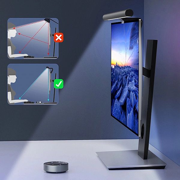 Elesense biurowa bezprzewodowo sterowana lampka Led oświetlenie na mon