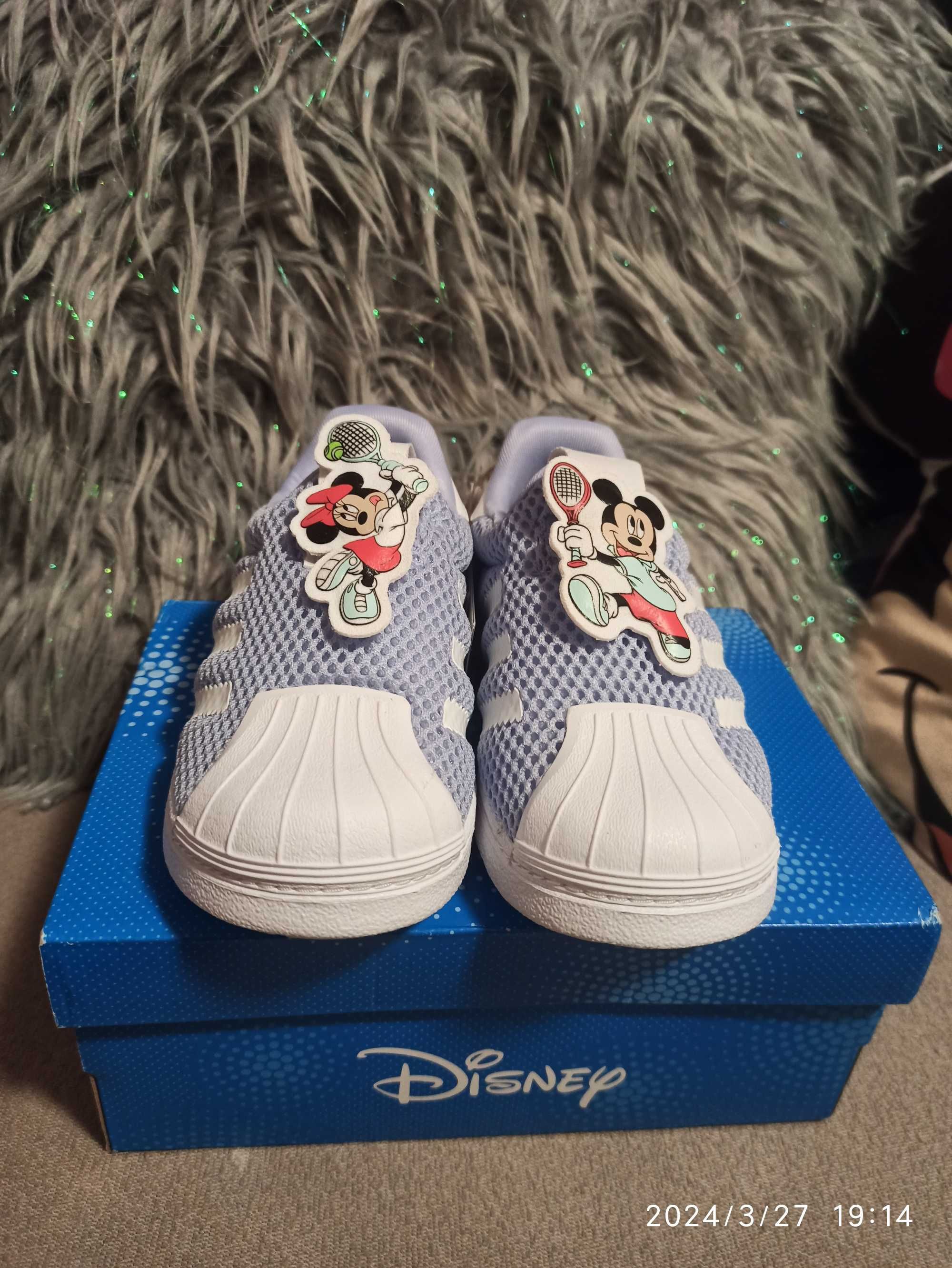 Buty dziewczęce Adidas Superstar Disney 25,5 Nowe