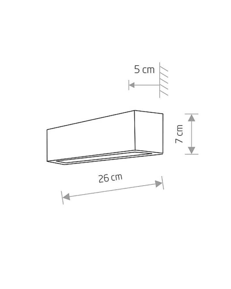 Світильник настінний Nowodvorski 6354 Straight wall