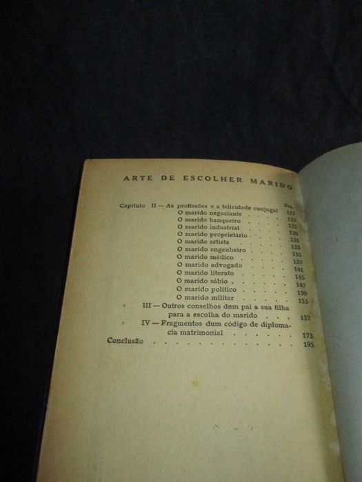 Livro Arte de Escolher Marido Paulo Mantegazza 1935