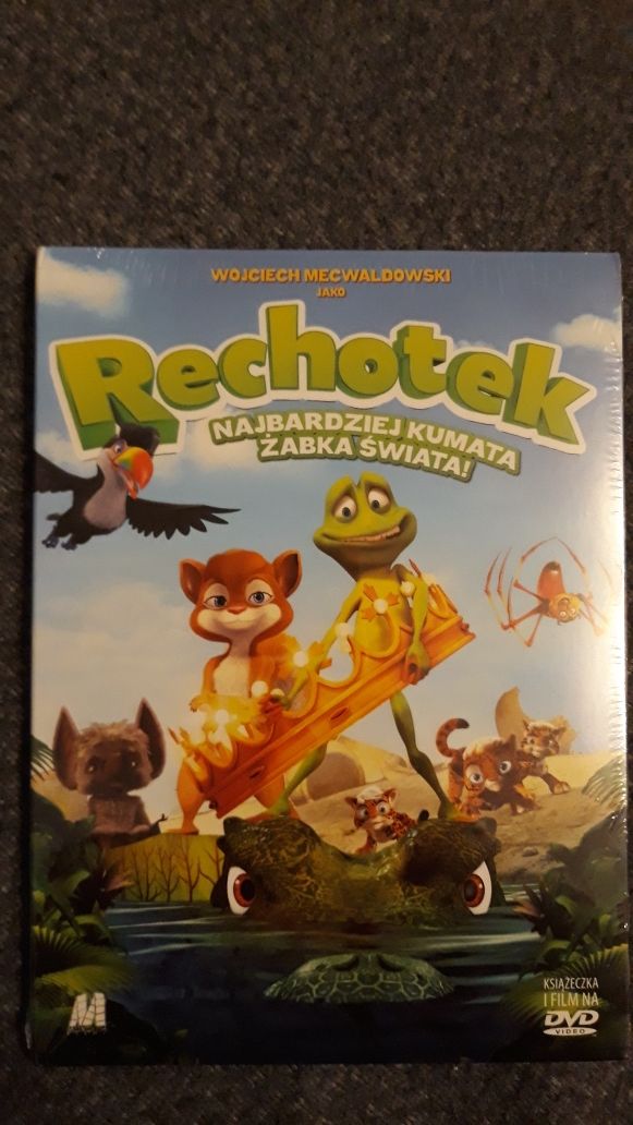 DVD Rechotek.Naj kumata żabka świata.Nowe,w folii.Bajka,film animowany