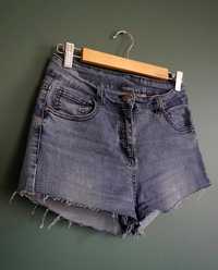 Spodenki shorty szorty jeansowe M 38 dżinsowe krótkie postrzępione