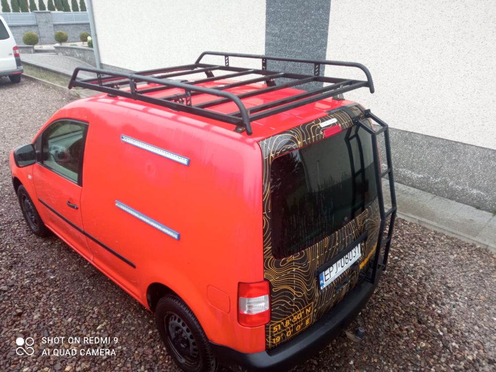 Bagażnik dachowy drabinka RIHNO VW caddy