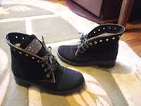 Женские замшевые ботинки 40 р зима