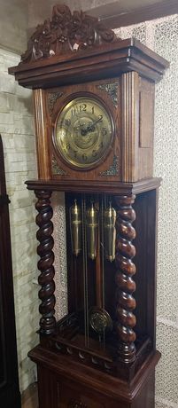 Śliczny zegar stojący kwadransowy Hawina w stylu gdańskim rezerwacja