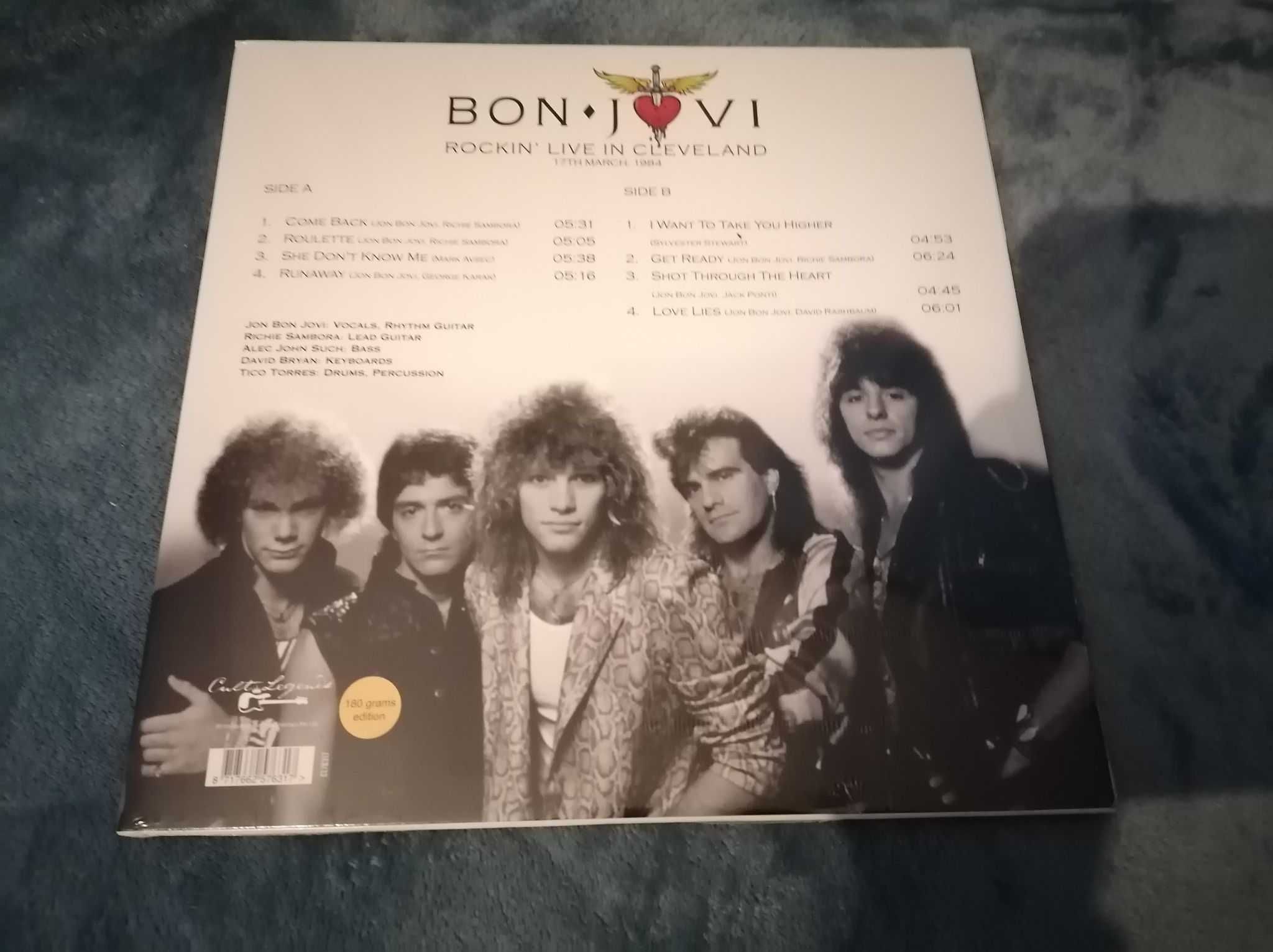 Bon  Jovi  Rockin Live in cleveland płyta winylowa  nowa