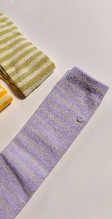 Zestaw nowe skarpety długie frotte ciepłe kolorowe