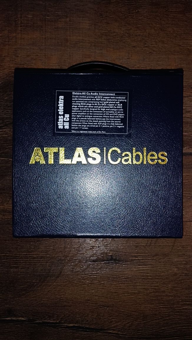 Самий верхній міжблочник Atlas cables Elektra AllCu, Rca, OCC