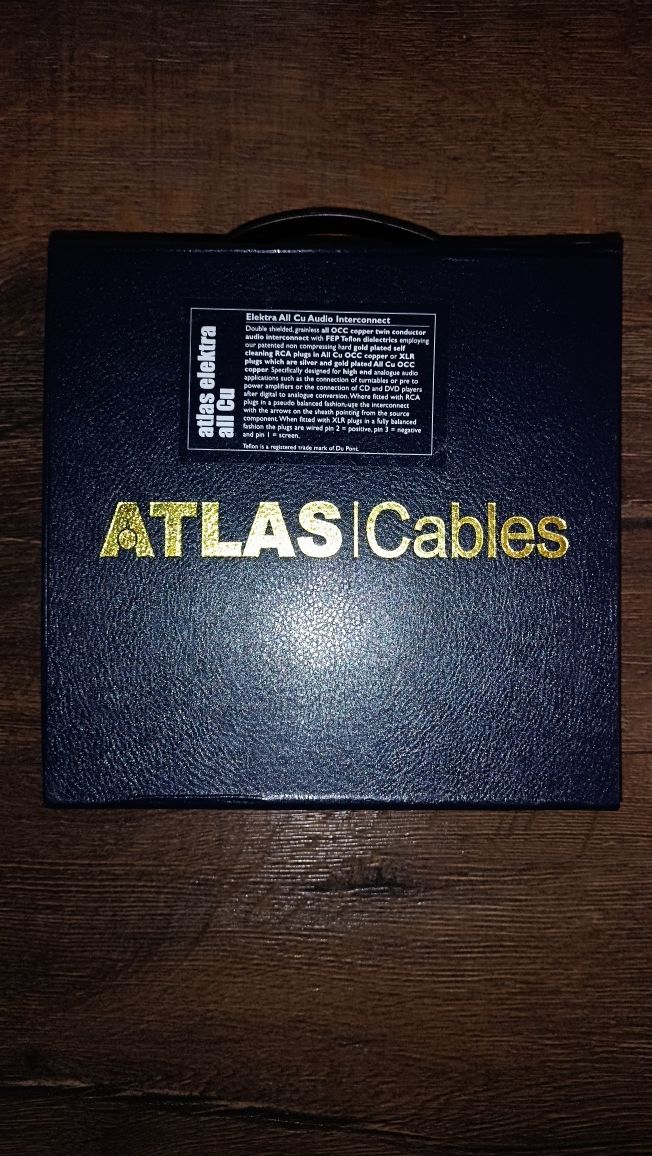 Самий верхній міжблочник Atlas cables Elektra AllCu, Rca, OCC